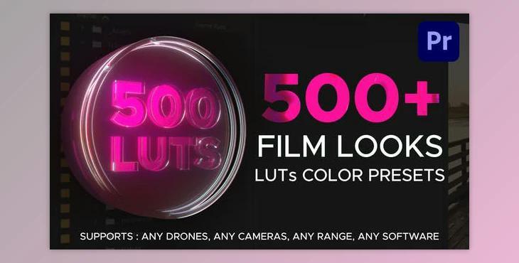 LUTs Color Presets for Premiere Pro (Videohive 37275661) - PR Project