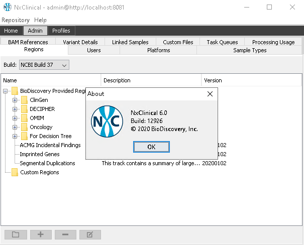 NxClinical 6.0 Server/Client/Processing Build 12926