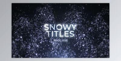 Magic Snow Titles (Videohive 42543980) - AE Project
