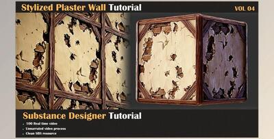 Artstation – Stylized Plaster Wall Tutorial – VOL 04