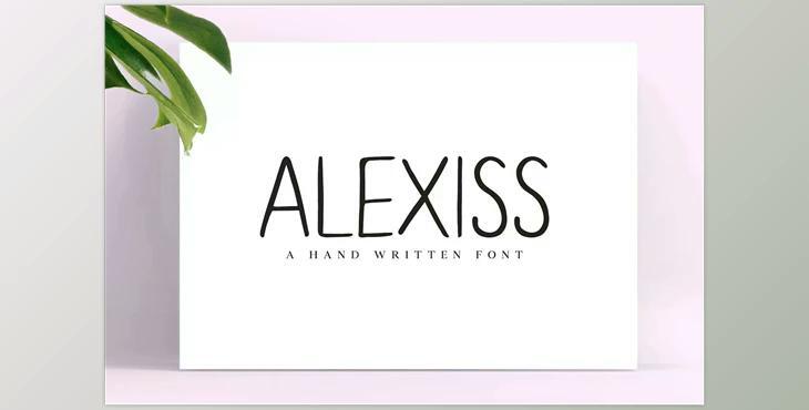 Alexiss Sans Serif Font