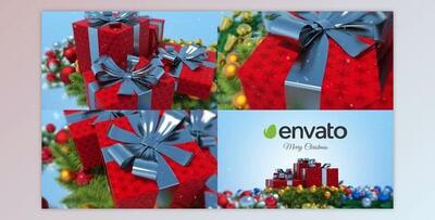 Christmas Gifts Logo (Videohive 22954555)