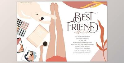 Best Friend collection (PNG, JPG, AI)