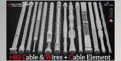 Blender Market – +80 Cable,Wires, Hoses And Cable Element
