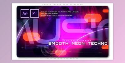 Smooth Techno Neon Slideshow (Videohive 32299148) - PR Project