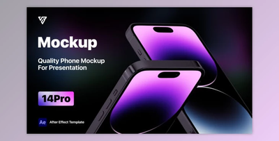 Phone 14 Pro – Mockup Presentation (Videohive 39935088) - AE Project