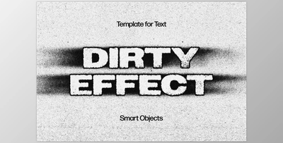 Dirty Text Effect - 92531716