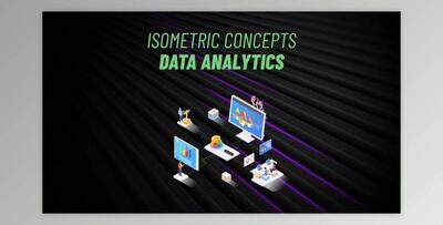 Data Analytics - Isometric Concept (Videohive 31223536) - AE Project