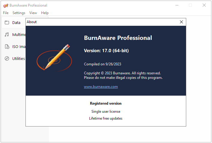 BurnAware Professional 18.7