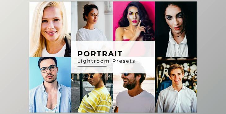 10 Portrait Lightroom Presets CreativeMarket - 6905750