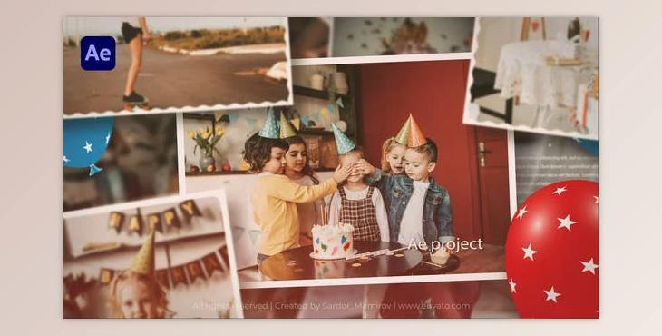 Happy Birthday Gallery (Videohive 51637303) - AE Project