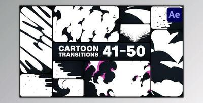 Cartoon Transitions for After Effects (Videohive 51158658) - AE Project