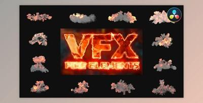 VFX Fire Elements for DaVinci Resolve (Videohive 51458133)
