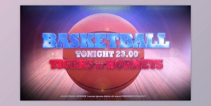 Basketball Opener 2 (Videohive 25354249) - AE Project