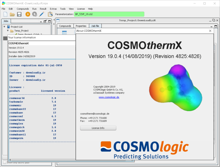 COSMOlogic COSMOthermX & TmoleX 19.0 x64