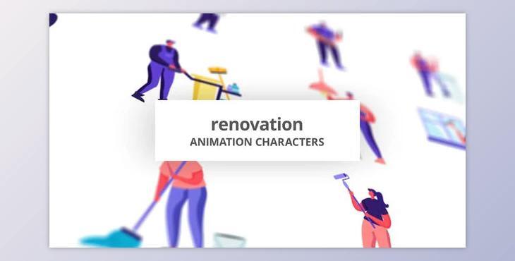 Renovation - Character Set (Videohive 32842659) - AE Project