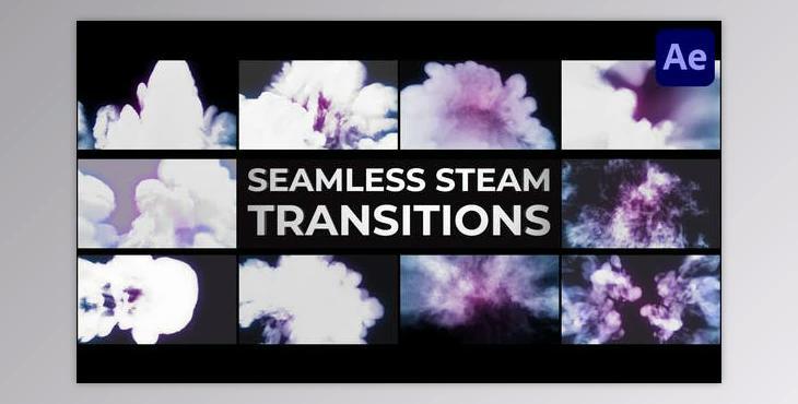 Seamless Steam Transitions for After Effects (Videohive 49223931) - AE Project