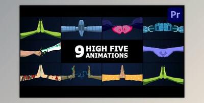 High Five Animations for Premiere Pro (Videohive 53685539)