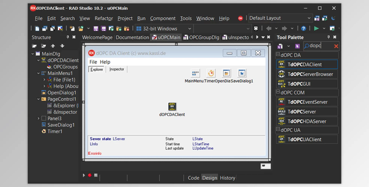 Kassl dOPC Client Toolkit v5.29 for Delphi 6-12 Athens Full Source