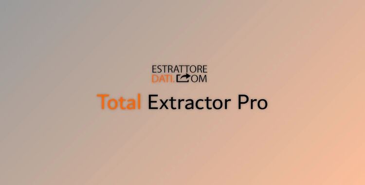 Estrattoredati Total Extractor Pro v3.6.4 + CRACK