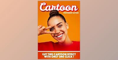 Cartoon Photoshop Action – GraphicRiver 30296295 (ATN)