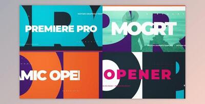 Dynamic Openers - Premiere Pro (Videohive 33490667) - PR Project