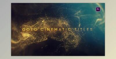 Gold Cinematic Titles Mogrt (Videohive 23260042) - PR Project