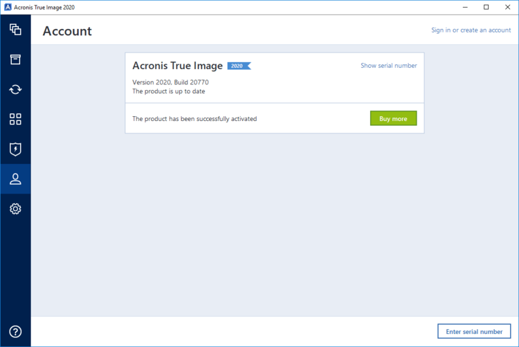 Acronis True Image Build 42072 / Cyber Protect Build 41126