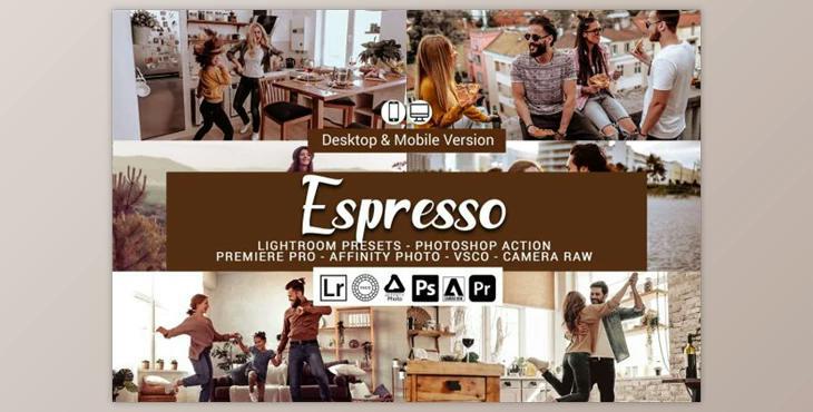 Espresso Presets, Photoshop actions by DreamColor
