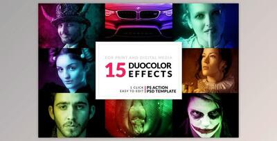 15 Duo Color Photoshop Actions