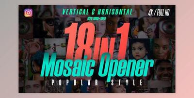 Mosaic Opener (Videohive 31400968) - AE Project