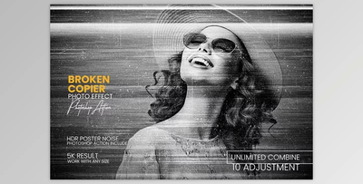 Broken Copier Photo Effects - 267595184