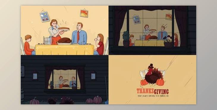 Thanksgiving Day Intro (Videohive 40871738)