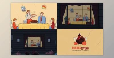 Thanksgiving Day Intro (Videohive 40871738)