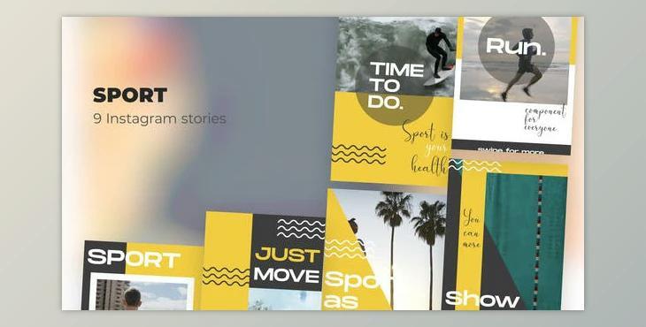 Sport - Instagram stories (Videohive 39986025) - AE Project