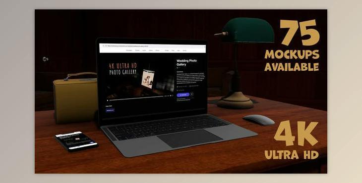 Vintage Laptop and Smartphone Mockups Pack (Videohive 36345634) - AE Project