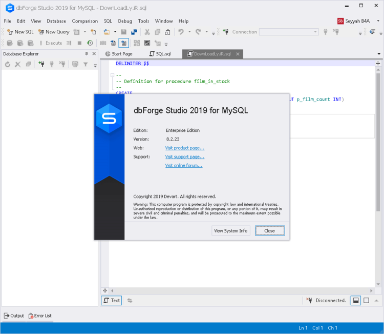 Devart dbForge Studio (All Products) 2024-4