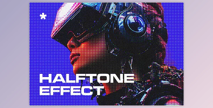 Bright Halftones Photo Effect - 280644809