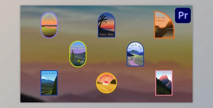 Beautiful View Titles for Premiere Pro (Videohive 51949246)