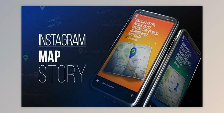 Instagram Map Story (Videohive 27504103)