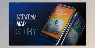 Instagram Map Story (Videohive 27504103)