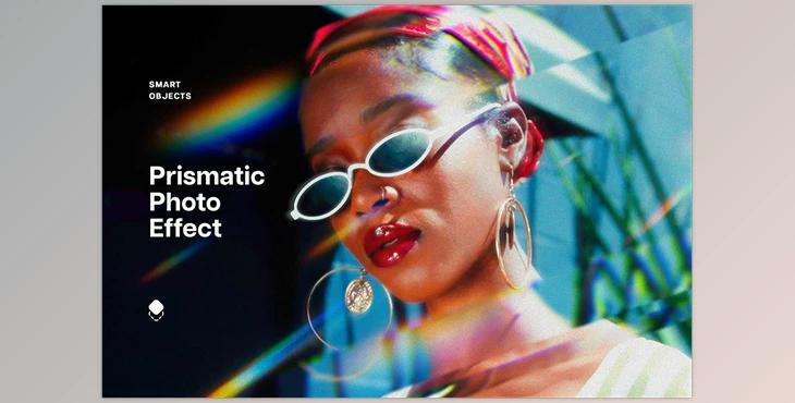 Prismatic Chrome Lens Photo Effect