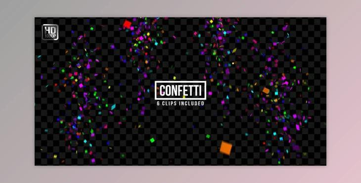 Confetti (Videohive 19545162) - Photo PNG + Alpha
