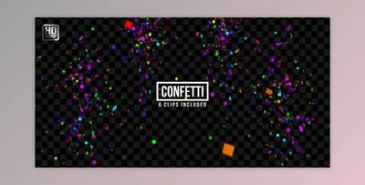 Confetti (Videohive 19545162) - Photo PNG + Alpha