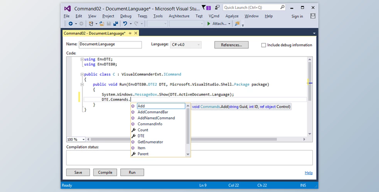 Vlasov Studio Visual Commander v3.3.3 (30 Nov 2022) for Visual Studio 2017-2022 Pre-Activated