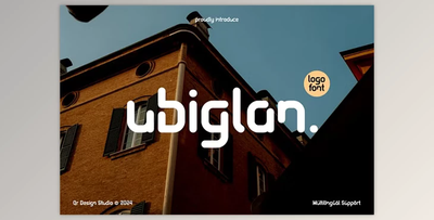 Ubiglan - Sans Modern Logo Font