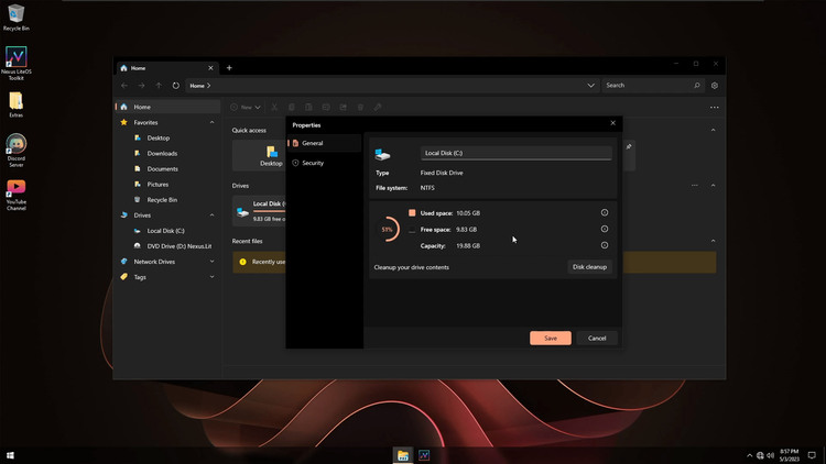 Windows 10 Lite 22H2 Pro Build 1904X.5435 January 2025