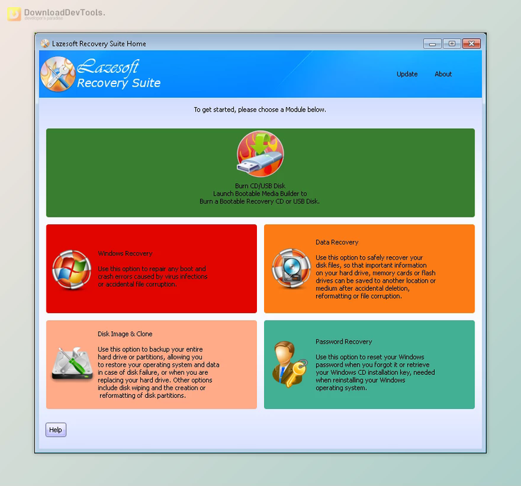 Lazesoft Recovery Suite v4.7.3 Unlimited / Server + License Key