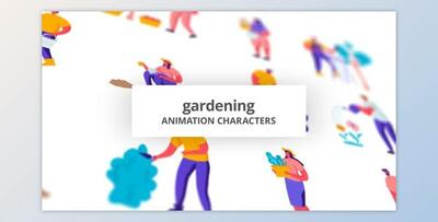 Gardening - Character Set (Videohive 32842647) - AE Project