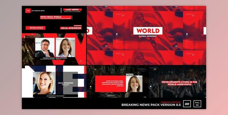 Breaking News Pack V 0.5 (Videohive 27929468)
